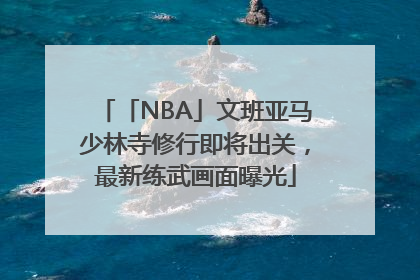 「NBA」文班亚马少林寺修行即将出关，最新练武画面曝光