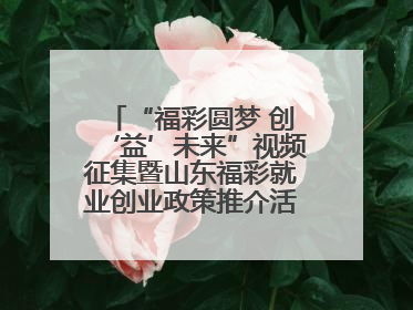“福彩圆梦 创‘益’未来”视频征集暨山东福彩就业创业政策推介活动在东营举行