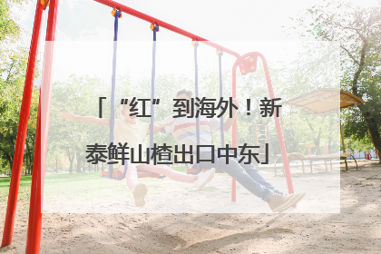 “红”到海外！新泰鲜山楂出口中东