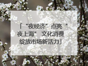 “夜经济”点亮“夜上海” 文化消费绽放市场新活力