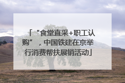 “食堂直采+职工认购”，中国铁建在京举行消费帮扶展销活动