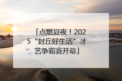 点燃夏夜！2025“封丘好生活”才艺争霸赛开幕