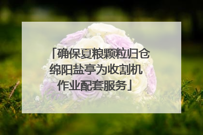 确保夏粮颗粒归仓 绵阳盐亭为收割机作业配套服务