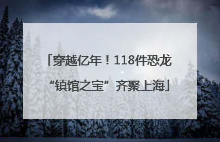 穿越亿年！118件恐龙“镇馆之宝”齐聚上海
