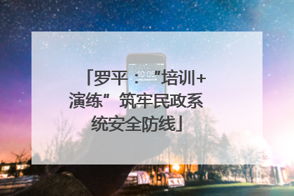 罗平：“培训+演练”筑牢民政系统安全防线