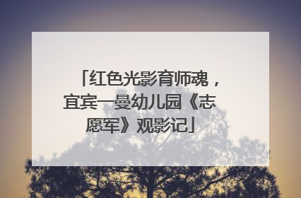 红色光影育师魂，宜宾一曼幼儿园《志愿军》观影记