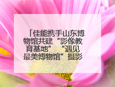 佳能携手山东博物馆共建“影像教育基地” “遇见最美博物馆”摄影大赛同步启幕