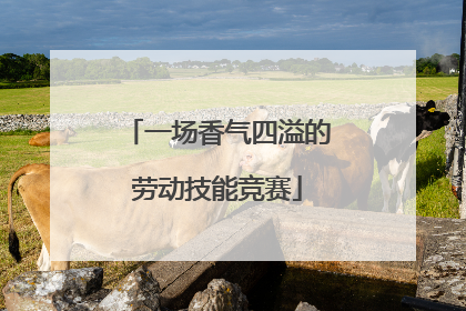 一场香气四溢的劳动技能竞赛