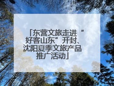 东营文旅走进“好客山东”开封、沈阳夏季文旅产品推广活动