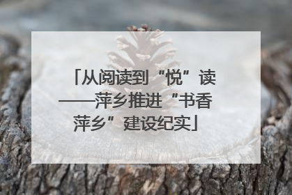 从阅读到“悦”读——萍乡推进“书香萍乡”建设纪实