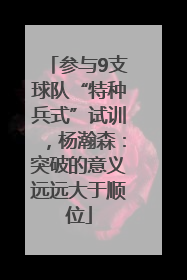 参与9支球队“特种兵式”试训，杨瀚森：突破的意义远远大于顺位