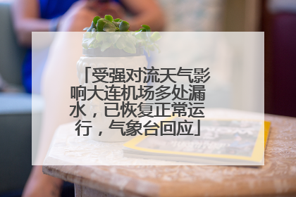 受强对流天气影响大连机场多处漏水，已恢复正常运行，气象台回应