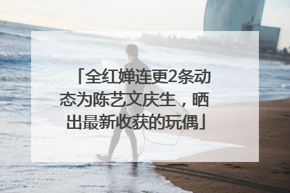 全红婵连更2条动态为陈艺文庆生，晒出最新收获的玩偶
