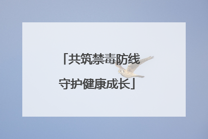 共筑禁毒防线 守护健康成长