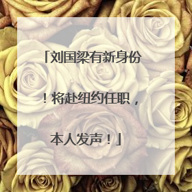 刘国梁有新身份！将赴纽约任职，本人发声！