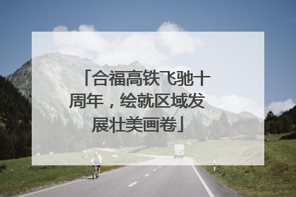 合福高铁飞驰十周年，绘就区域发展壮美画卷