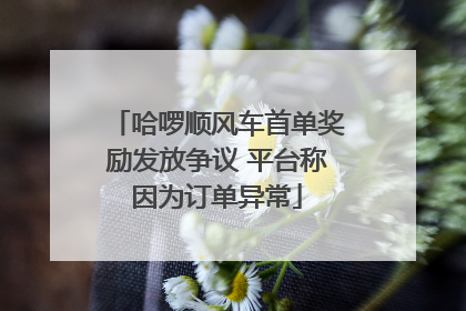 哈啰顺风车首单奖励发放争议 平台称因为订单异常
