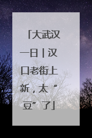 大武汉一日︱汉口老街上新，太“豆”了