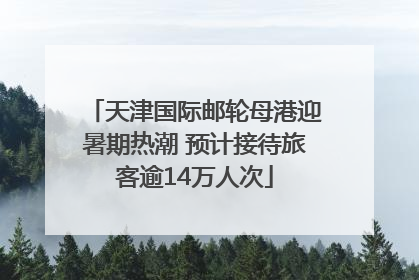 天津国际邮轮母港迎暑期热潮 预计接待旅客逾14万人次
