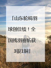 山东轮椅羽球创佳绩！全国残羽赛斩获3银1铜