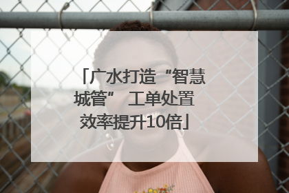 广水打造“智慧城管” 工单处置效率提升10倍