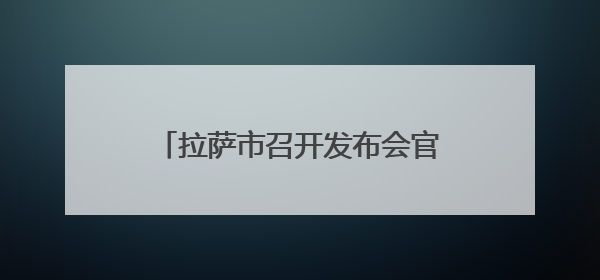 拉萨市召开发布会官宣黑颈鹤为“市鸟”