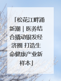 松花江畔涌新潮｜医养结合撬动银发经济圈 打造生命健康产业新样本