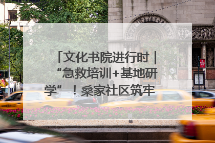 文化书院进行时｜“急救培训+基地研学”！桑家社区筑牢居民健康防线