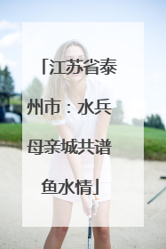 江苏省泰州市：水兵母亲城共谱鱼水情