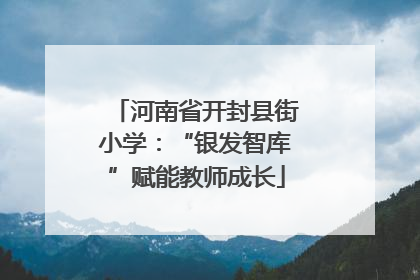河南省开封县街小学：“银发智库”赋能教师成长