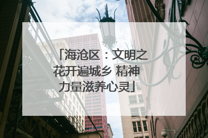 海沧区：文明之花开遍城乡 精神力量滋养心灵