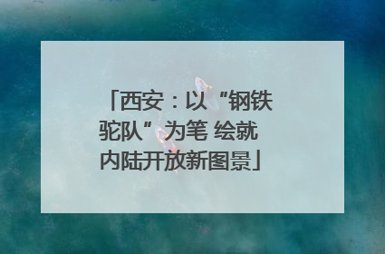 西安：以“钢铁驼队”为笔 绘就内陆开放新图景