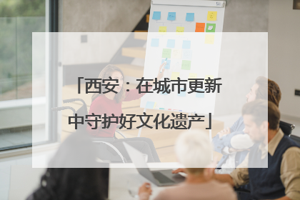 西安：在城市更新中守护好文化遗产