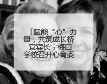 赋能“心”力量，共筑成长桥 宜宾长宁梅白学校召开心育委员会议