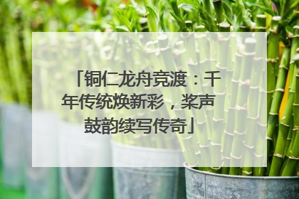 铜仁龙舟竞渡：千年传统焕新彩，桨声鼓韵续写传奇