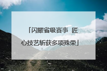 闪耀省级赛事  匠心技艺斩获多项殊荣