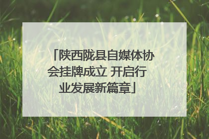 陕西陇县自媒体协会挂牌成立 开启行业发展新篇章