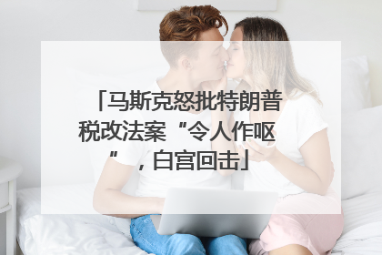 马斯克怒批特朗普税改法案“令人作呕”，白宫回击