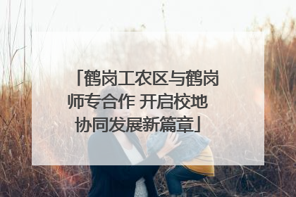 鹤岗工农区与鹤岗师专合作 开启校地协同发展新篇章