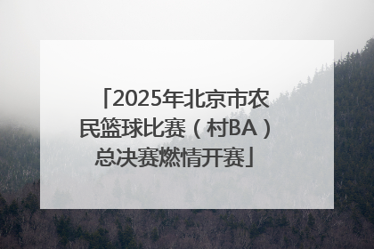 2025年北京市农民篮球比赛（村BA）总决赛燃情开赛