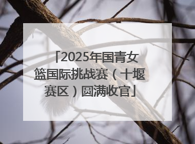 2025年国青女篮国际挑战赛（十堰赛区）圆满收官