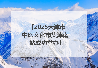 2025天津市中医文化市集津南站成功举办